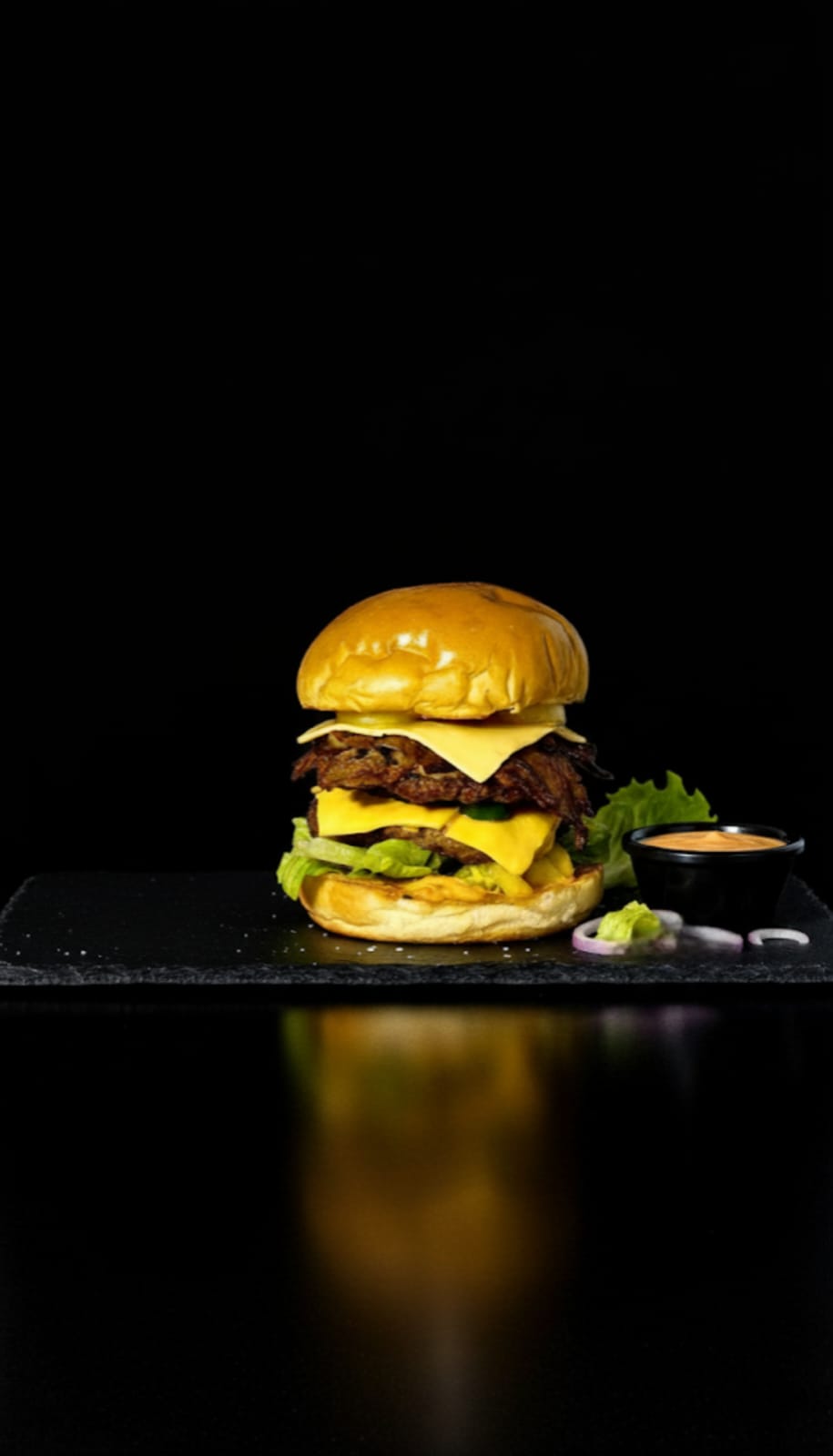 Volcano Cheese Burger